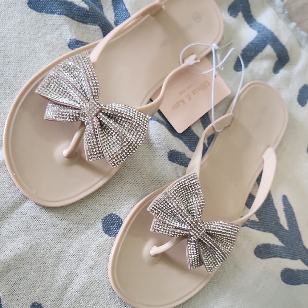 Chic Bow-Embellished Sandals